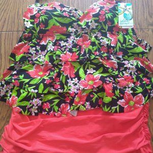 Island Escape Tiered Bandini & Ruffled Skirtini